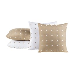 Almofadas Cheias Petit Poá 04 Peças - Caqui Bia Enxovais - 1