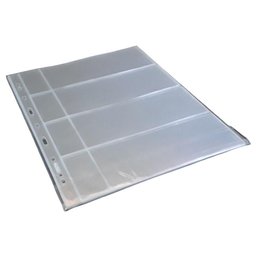 10 Folhas Plástico Cédula Acetato /mingt 4 Divisões Porta - 3