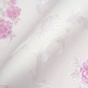 Ver imagem 3 de Papel de Parede Floral Adamascado Rosa com Cola Inclusa