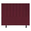 Ver imagem 1 de Cabeceira Estofada Cama Casal Queen Size 160 Cm Taís Suede Bordô