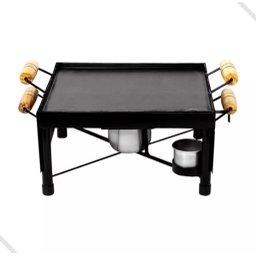 Churrasqueira Fogareiro a Álcool Chapa Ferro Multi P/ Mesa - 2