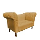 Ver imagem 2 de Recamier Divã Rio 1,50m Suede Mostarda - Dominic Decor