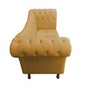 Ver imagem 3 de Recamier Divã Rio 1,50m Suede Mostarda - Dominic Decor