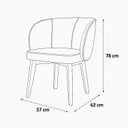 Ver imagem 3 de Cadeira para Sala de Jantar em Madeira Maciça West