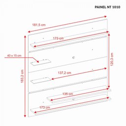 Painel para TV até 60 Polegadas NT 1010  - 4