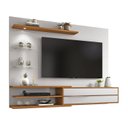 Ver imagem 1 de Painel para TV até 60 Polegadas 180cmx150,5cm 1 Porta 3 Prateleiras Nt 1115