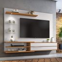 Ver imagem 1 de Painel para TV até 60 Polegadas 180CMX150,5cm 1 Porta 3 Prateleiras Nt 1115 Branco