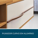 Ver imagem 7 de Painel para TV até 60 Polegadas 180CMX150,5cm 1 Porta 3 Prateleiras Nt 1115 Branco