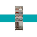 Ver imagem 3 de Armário Multiuso Lavanderia 626 C/ 2 Portas e Pés Noce - Carraro