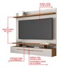 Painel para TV até 60 Polegadas 2 Portas 2 Prateleiras NT 1110 Notável Móveis - 4