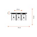 Ver imagem 3 de Luminária Spot Triplo em Alumínio Teto Cozinha Escritório:rose Cobre