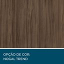 Ver imagem 7 de Painel para TV até 49 Polegadas 120CMX89CM 2 Nichos Eros Notável Móveis Marrom