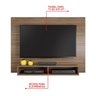 Painel para TV até 49 Polegadas 2 Nichos Eros Notável Móveis - 4
