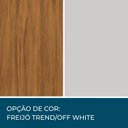 Ver imagem 7 de Painel para TV até 49 Polegadas 120CMX89CM 2 Nichos Eros Notável Móveis Amarelo