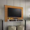 Ver imagem 1 de Painel para TV até 49 Polegadas 120CMX89CM 2 Nichos Eros Notável Móveis Amarelo