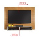Ver imagem 4 de Painel para TV até 49 Polegadas 120CMX89CM 2 Nichos Eros Notável Móveis Amarelo