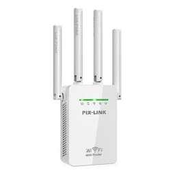 Reforce Seu Sinal: Repetidor Wi-fi 4 Antenas Pixlink - 1