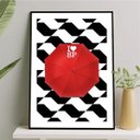 Ver imagem 1 de Quadro São Paulo Terra Garoa 33x24cm - com Vidro:madeira Branca