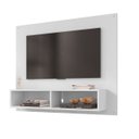 Ver imagem 3 de Painel Tv 43 Polegadas Home Suspenso Sala Quarto - Branco