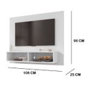 Ver imagem 2 de Painel Tv 43 Polegadas Home Suspenso Sala Quarto - Branco