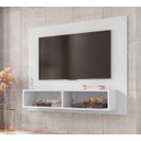 Ver imagem 1 de Painel Tv 43 Polegadas Home Suspenso Sala Quarto - Branco
