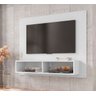 Painel Tv 43 Polegadas Home Suspenso Sala Quarto - Branco - 1