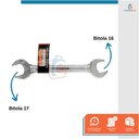 Ver imagem 4 de Chave De Aperto Fixa Em Aço Carbono 16 X 17mm Starfer