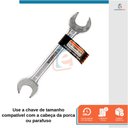 Ver imagem 2 de Chave De Aperto Fixa Em Aço Carbono 16 X 17mm Starfer