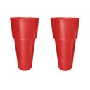 Ver imagem 1 de Kit 2 Vaso Plantar Lux 65x30 Decoração Hall Entrada Jardim Design Elegante