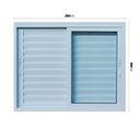 Ver imagem 4 de Janela Veneziana 3 Folhas Vidro Temperado 6mm 2,00x1,00m Fábrica do Alumínio