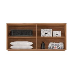 Armário Ponte Modulado Aéreo Casal 71190k Irlanda C/ 4 Portas Amendola/branco - Demóbile - 4