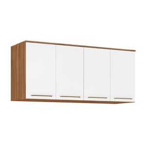 Armário Ponte Modulado Aéreo Casal 71190k Irlanda C/ 4 Portas Amendola/branco - Demóbile
