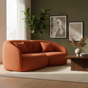 Ver imagem 2 de Sofá Sala Nuvem 170 cm Conforto Premium Decorativo Orgânico:Terra Cota