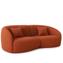 Ver imagem 7 de Sofá Sala Nuvem 170 cm Conforto Premium Decorativo Orgânico:Terra Cota