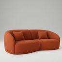 Ver imagem 3 de Sofá Sala Nuvem 170 cm Conforto Premium Decorativo Orgânico:Terra Cota