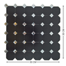 Pastilha Adesiva Aluminio Decoração Banheiro Cozinha Preto/d - 4