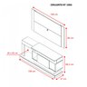 Conjunto Painel com Estante para TV até 55 Polegadas NT 1065  - 3