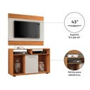 Ver imagem 4 de Rack com Painel para TV até 43 Polegadas 106CMX153CM Show Amarelo
