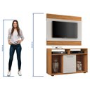 Ver imagem 5 de Rack com Painel para TV até 43 Polegadas 106CMX153CM Show Amarelo