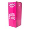Copo Glitter com canudo Assume o Jogo Rosa 750ml - Zona Criativa - 3