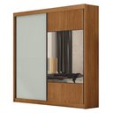 Ver imagem 1 de Guarda Roupa Casal Sienna 2 Portas 6 Gavetas com Espelho Cinamomo Fendi - Novo Horizonte