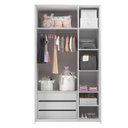 Ver imagem 4 de Guarda-Roupa de Bebê 3 Portas Modulados Cinza