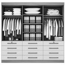 Ver imagem 2 de Guarda Roupa Casal 6 Portas 12 Gavetas - Mônaco-cinamomo - Móveis D'doro
