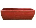 Ver imagem 5 de Kit 2 Vaso Planta 100x30 Jardineira Floreira Polietileno BGPLASTICOS VINHO BORDO 021