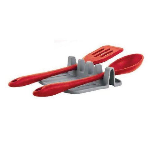 Descanso de Utensílio de Silicone Grey 14x15 cm - Mimo Style - SF20108