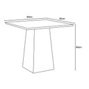 Ver imagem 3 de Mesa Jantar Dora 90 4 Cadeiras Bella Linho - Henn