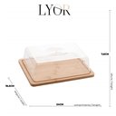 Ver imagem 2 de Kit Porta Pães Queijeira Manteigueira Porta Bolo Tampa Mesa Posta Café Manhã