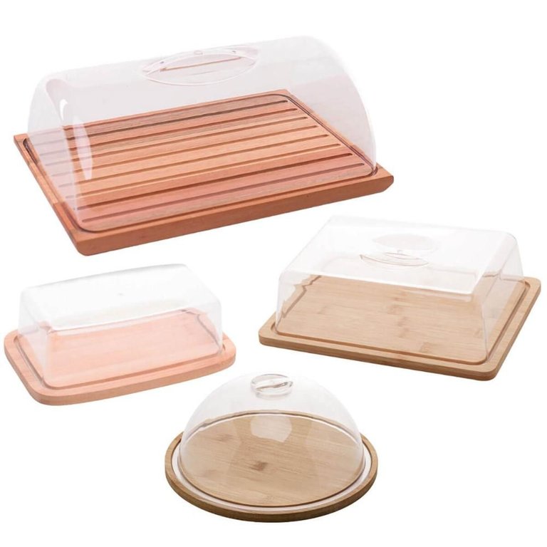 Kit Porta Pães Queijeira Manteigueira Porta Bolo Tampa Mesa Posta Café Manhã Kit Porta Pães Queijeira Manteigueira Porta Bolo Tampa Mesa Posta Café Manhã
