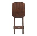 Ver imagem 2 de Mesa Bistrô Bar 45x54cm Dobrável em Madeira Maciça - Imbuia