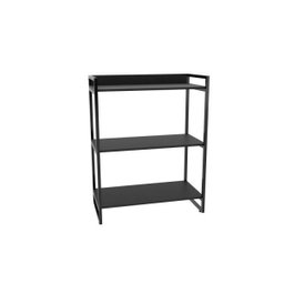 Kit 3 Peças com Mesa para Escritório em L, Estante e Gaveteiro Espresso Móveis - 7